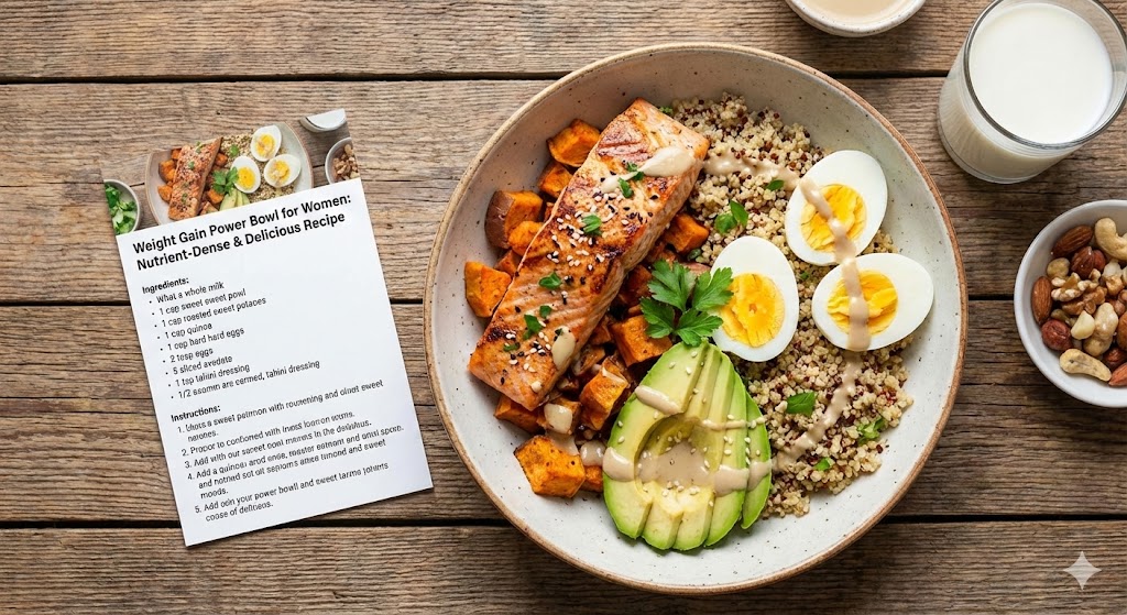 weight gain meals for women recipes