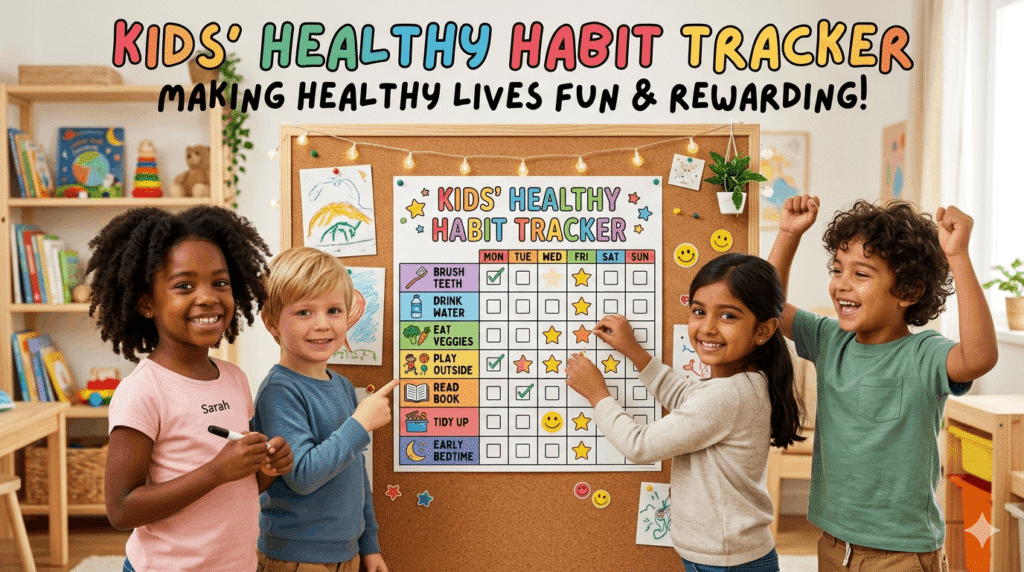 healthy habit tracker for kids